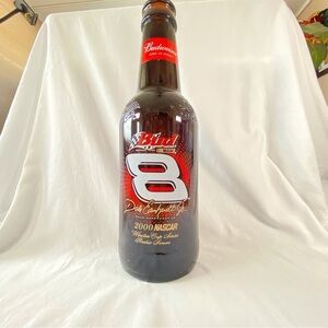Dale Earnhardt Jr. Budweiser NASCAR Bottle/Bank!